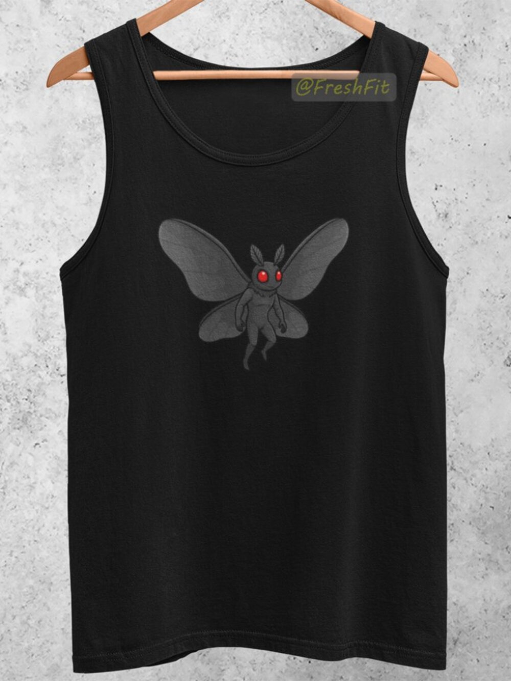 🆕Mothman Black Tank Top